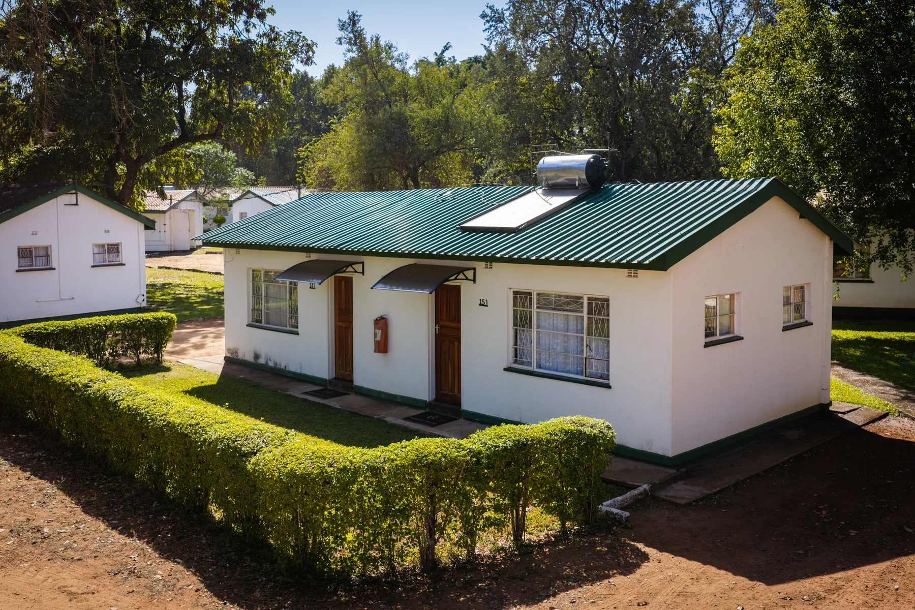 A chalet on the estate