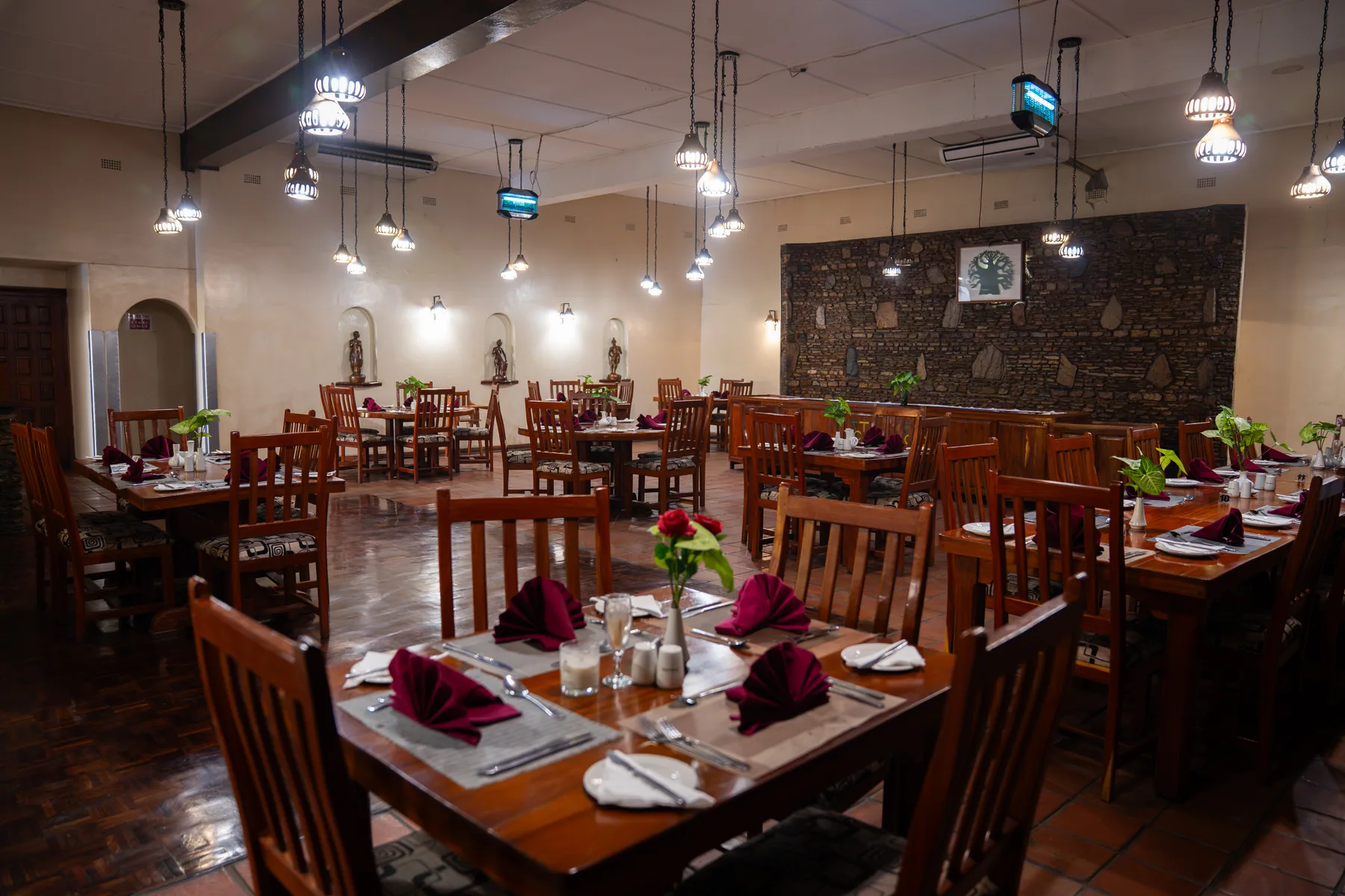 The Baobab Restaurant dining room