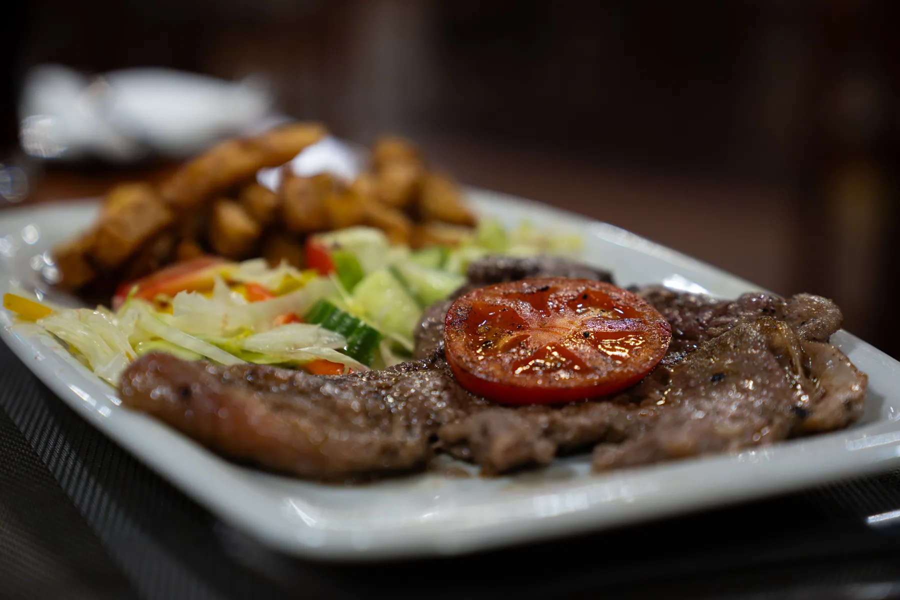 A Baobab Restaurant beef steak