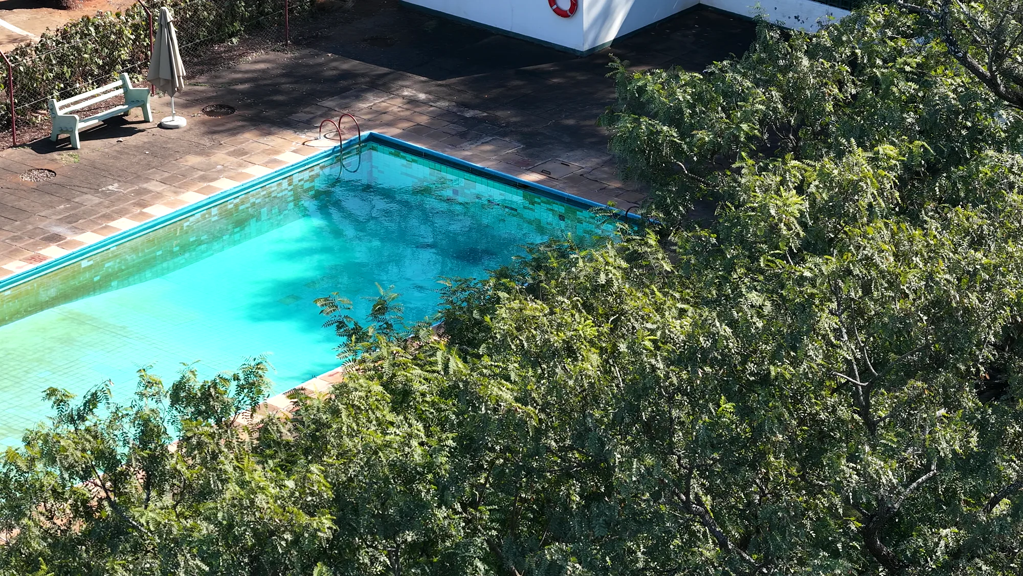 The club swimming pool